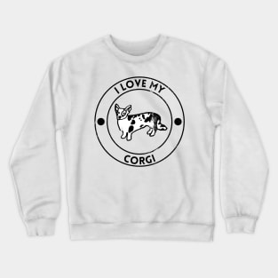 I Love My Corgi For Dog Lovers Crewneck Sweatshirt